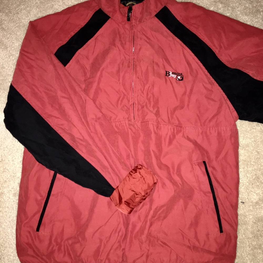 Monterey Club Vintage style half-zip jacket